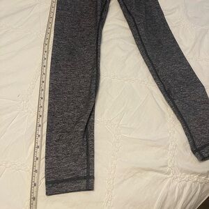 Lululemon full length leggings soft brushed gray size 8